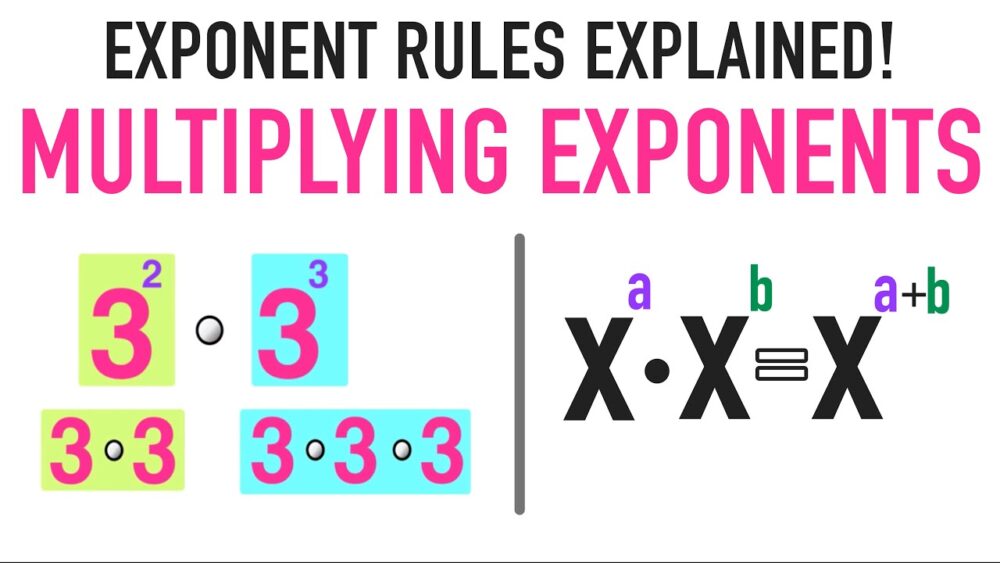 How To Multiply Variables With Different Exponents