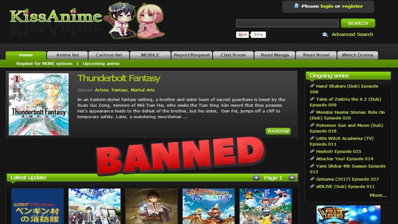 kissanime site banned