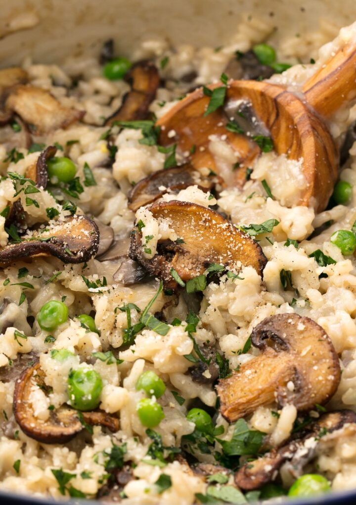 A Mushroom Risotto you can prepare in a few minutes (literally)