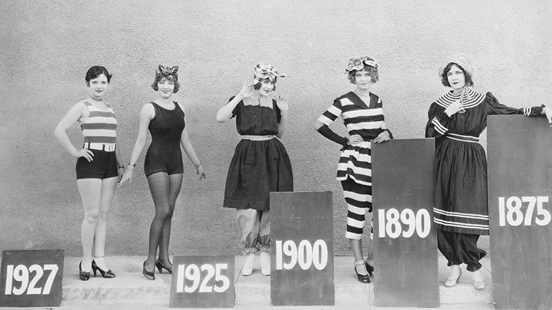 history of women swimwear