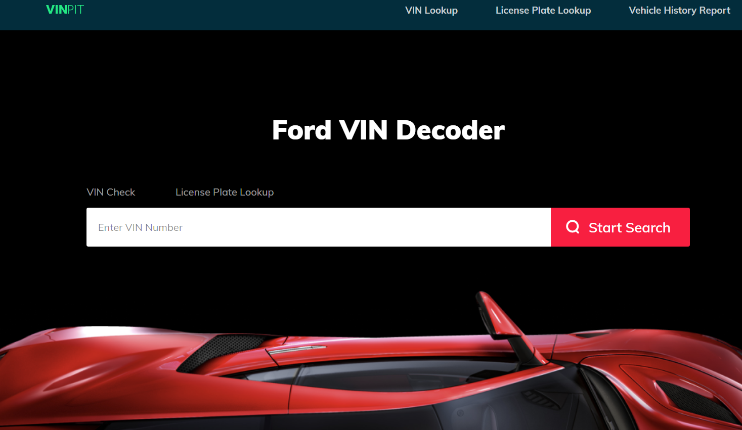 Ford f150 VIN Lookup Services 