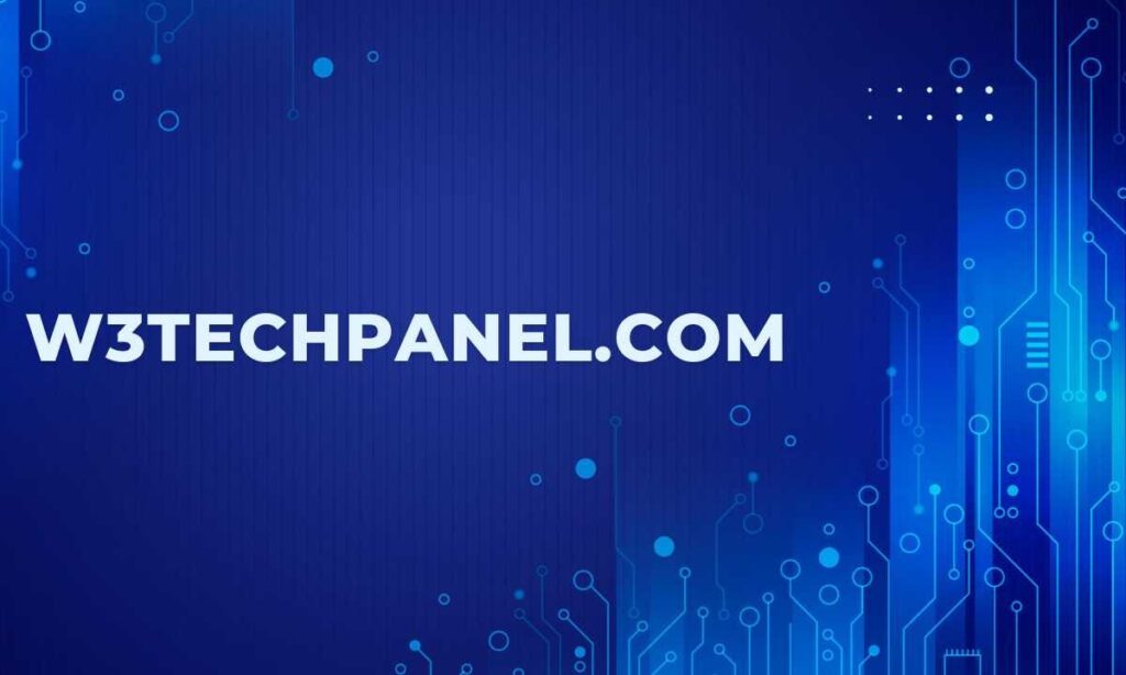 W3techpanel.com website