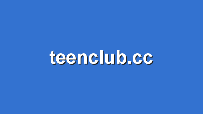 Teenclub.cc website