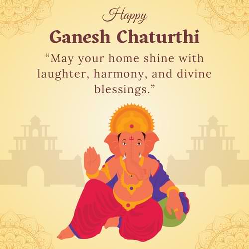 “May your home shine with laughter, harmony, and divine blessings.”