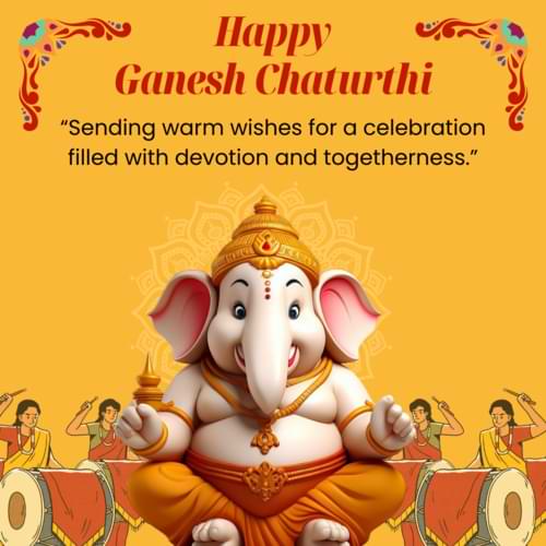 “Sending warm wishes for a celebration filled with devotion and togetherness.”