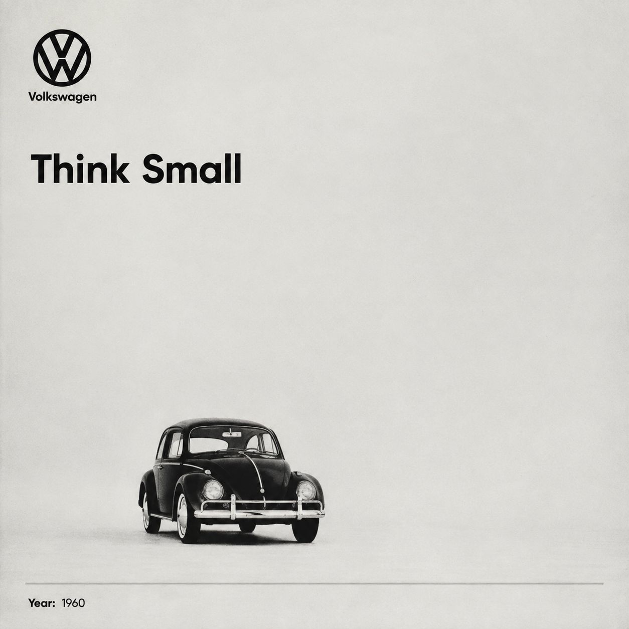 Volkswagen — “Think Small”
