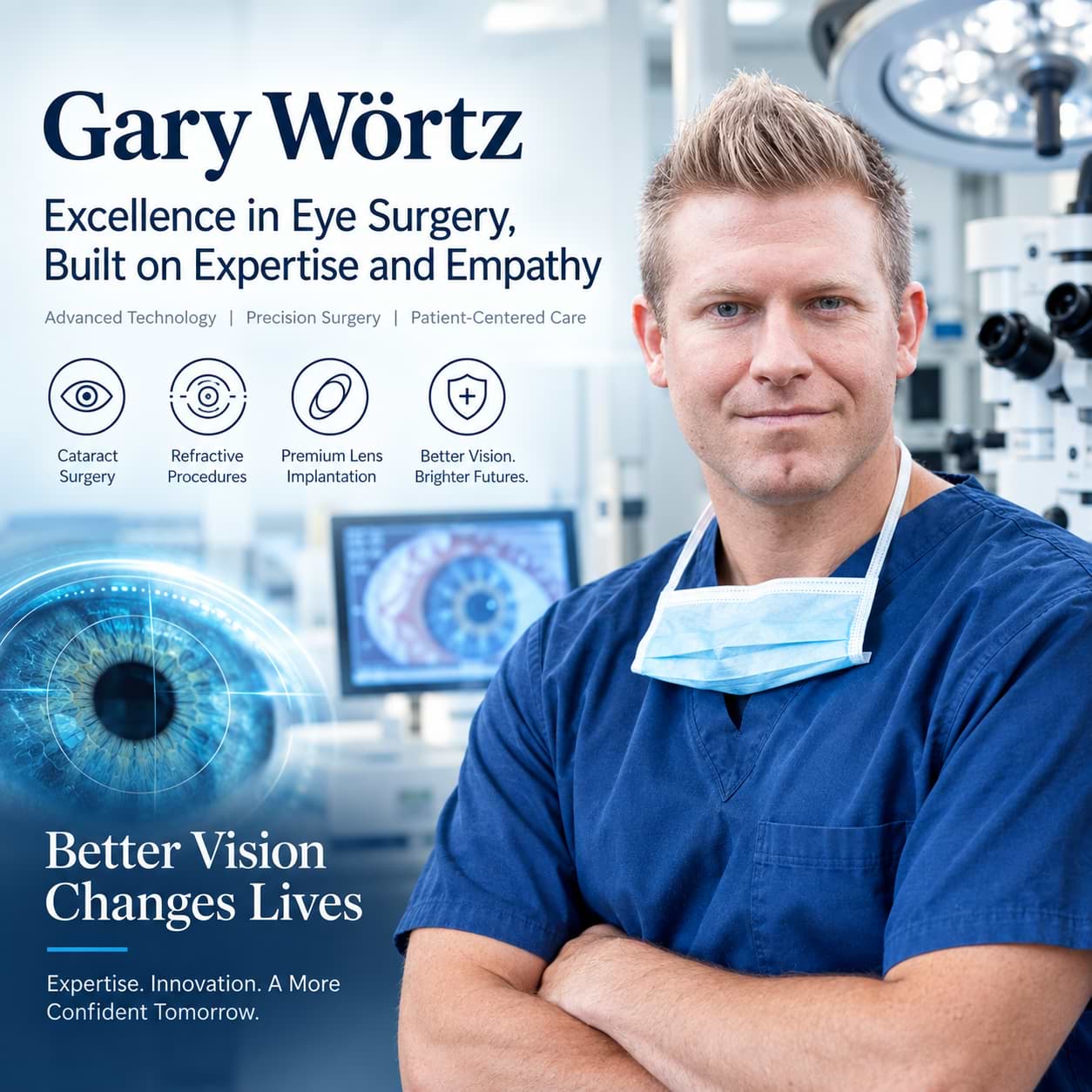 Gary Wörtz Patient-Centered Eye Surgery expert